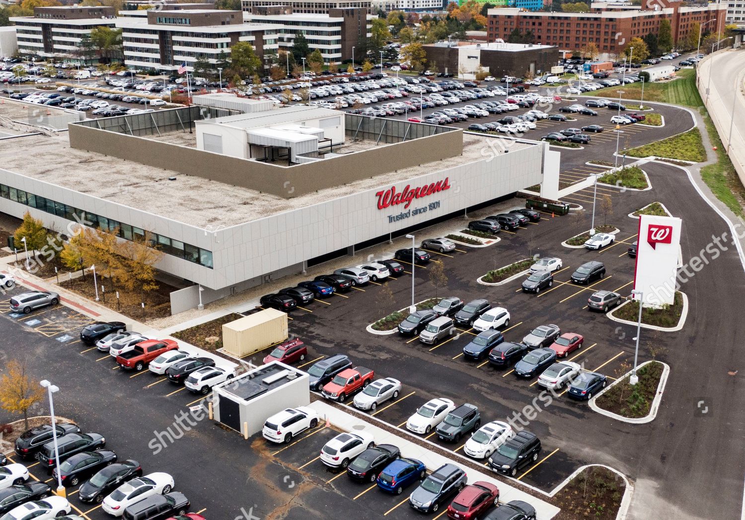 Aerial Photo Made Drone Shows Headquarters Editorial Stock Photo - Stock  Image | Shutterstock