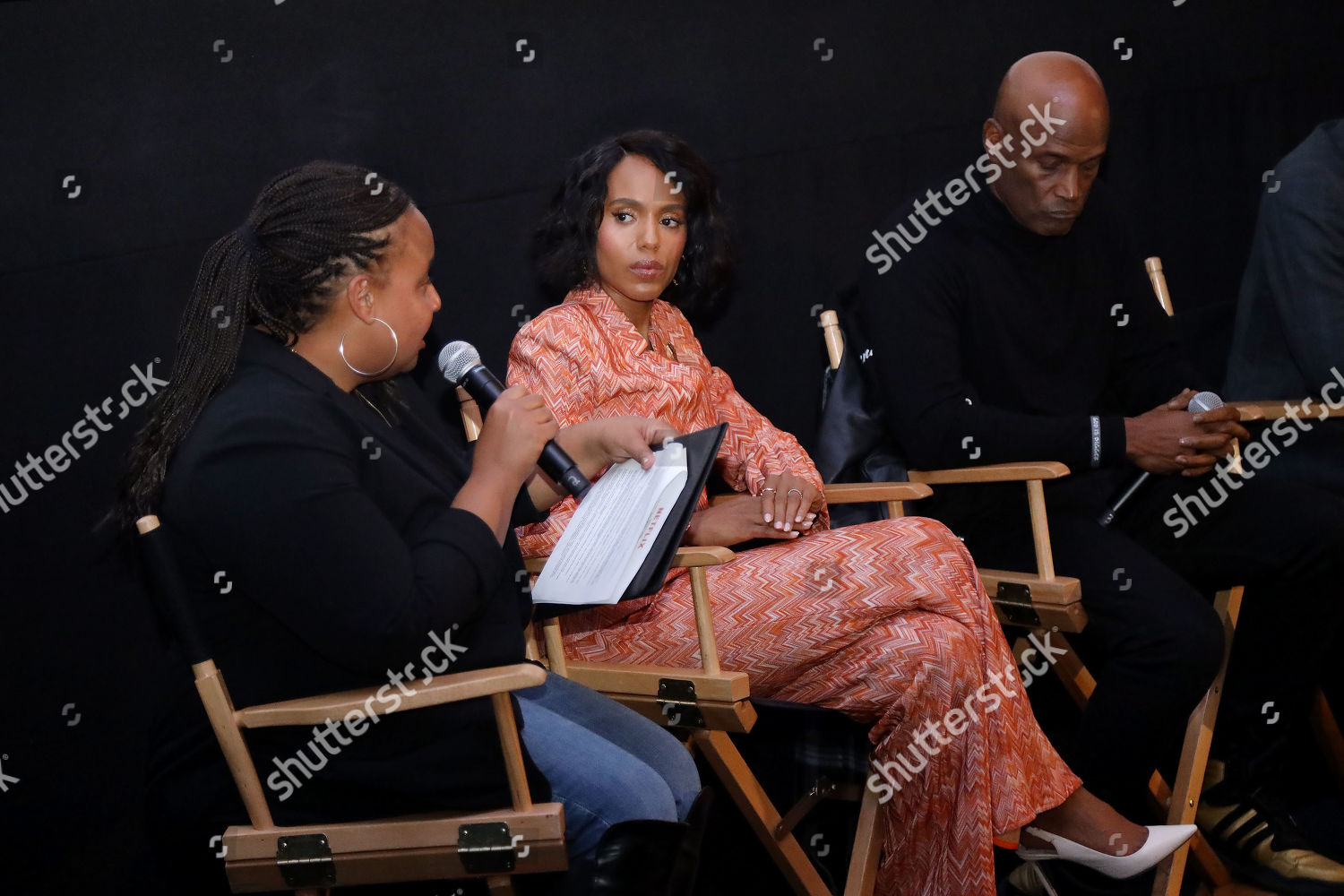 Jocelyn Prince Kerry Washington Kenny Leon Editorial Stock Photo 