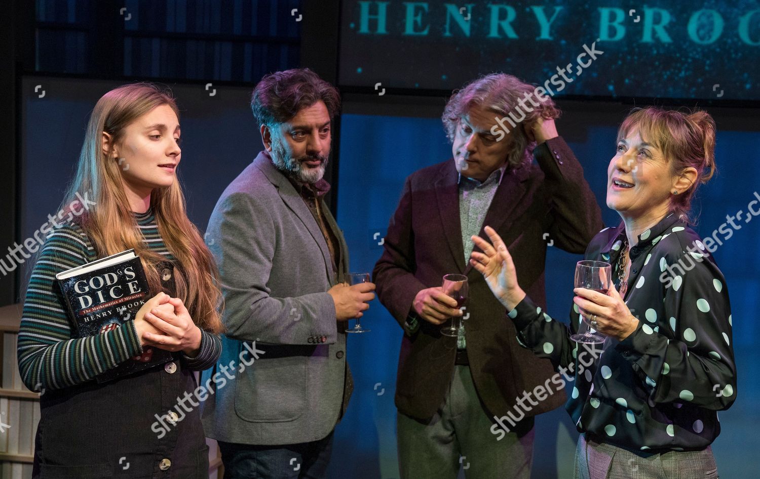 Stock photo of 'God's Dice' Play by David Baddiel performed ...