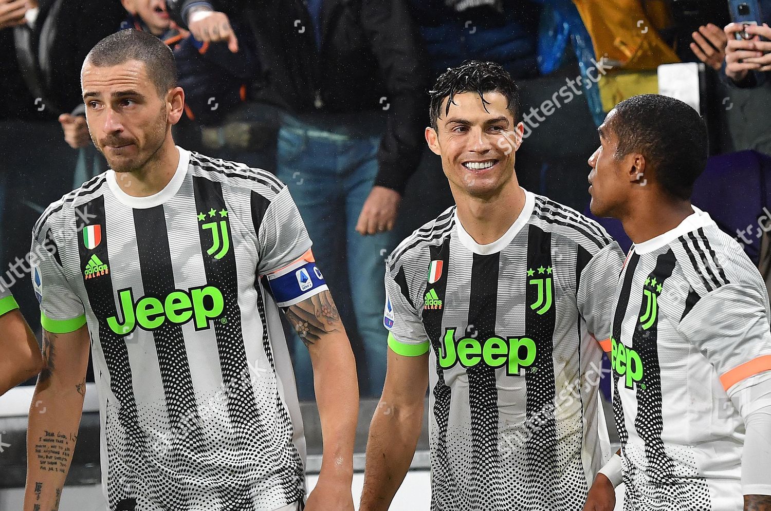 Juventus Cristiano Ronaldo C Celebrates After Scoring