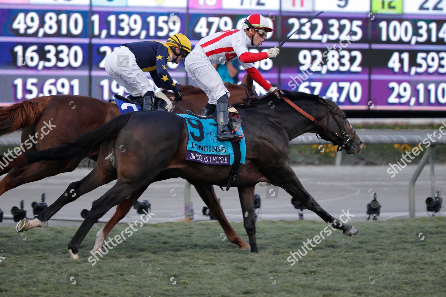 Santa Anita Breeders Cup Turf Bricks Editorial Stock Photo Stock