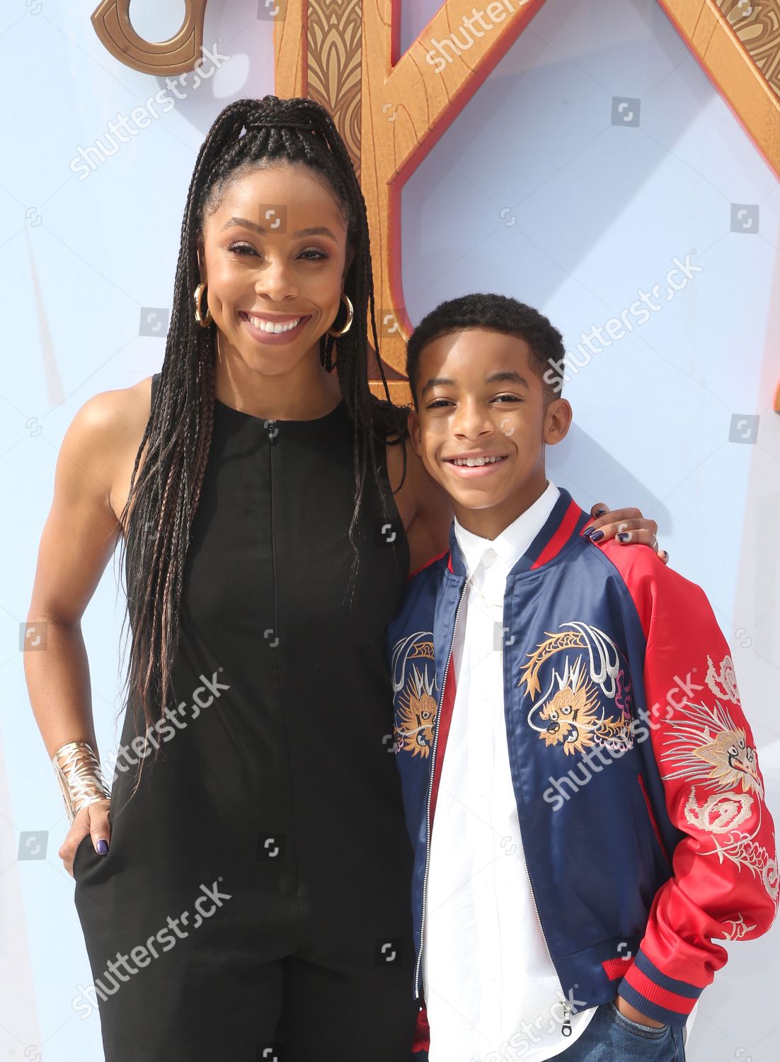 Isaiah Russellbailey His Mother Editorial Stock Photo Stock Image