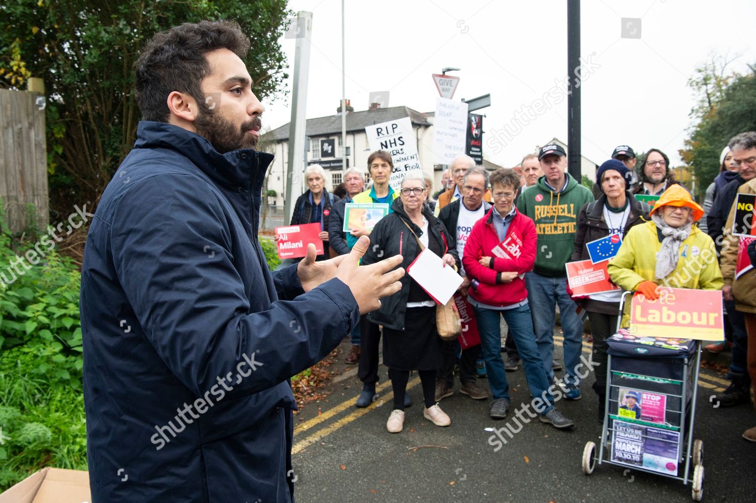 ALI MILANI LABOUR PARTY GENERAL ELECTION Editorial Stock Photo - Stock ...