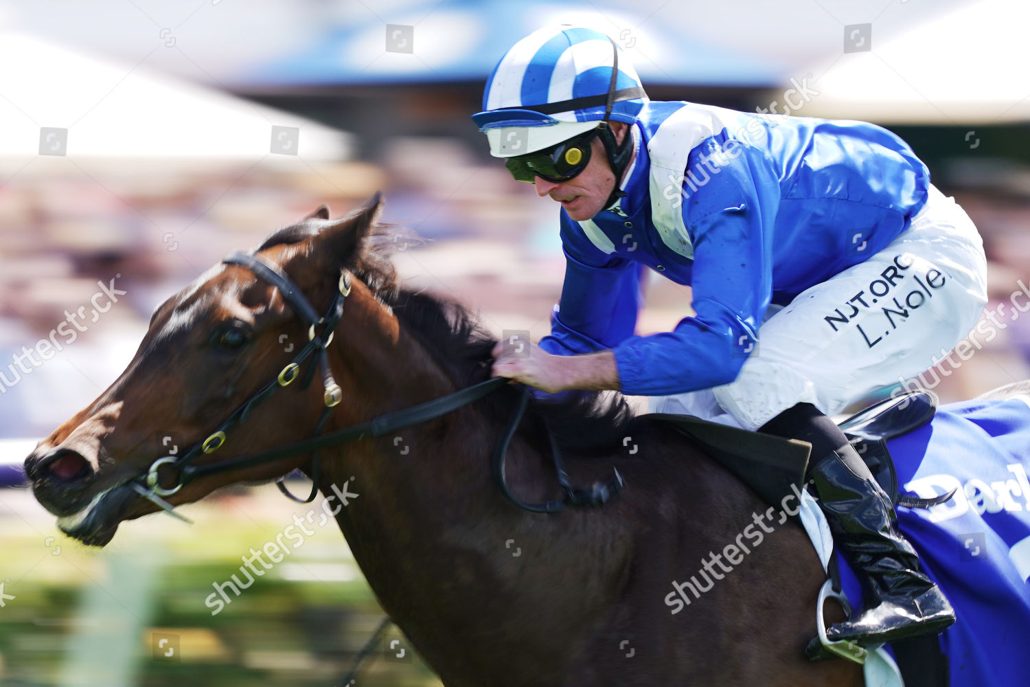 Jockey Luke Nolen Rides Aryaaf Victory Editorial Stock Photo - Stock ...