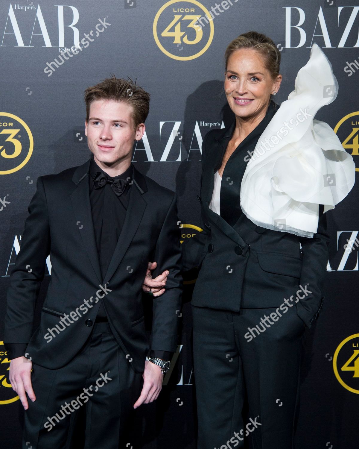Roan Joseph Bronstein Sharon Stone Editorial Stock Photo - Stock Image