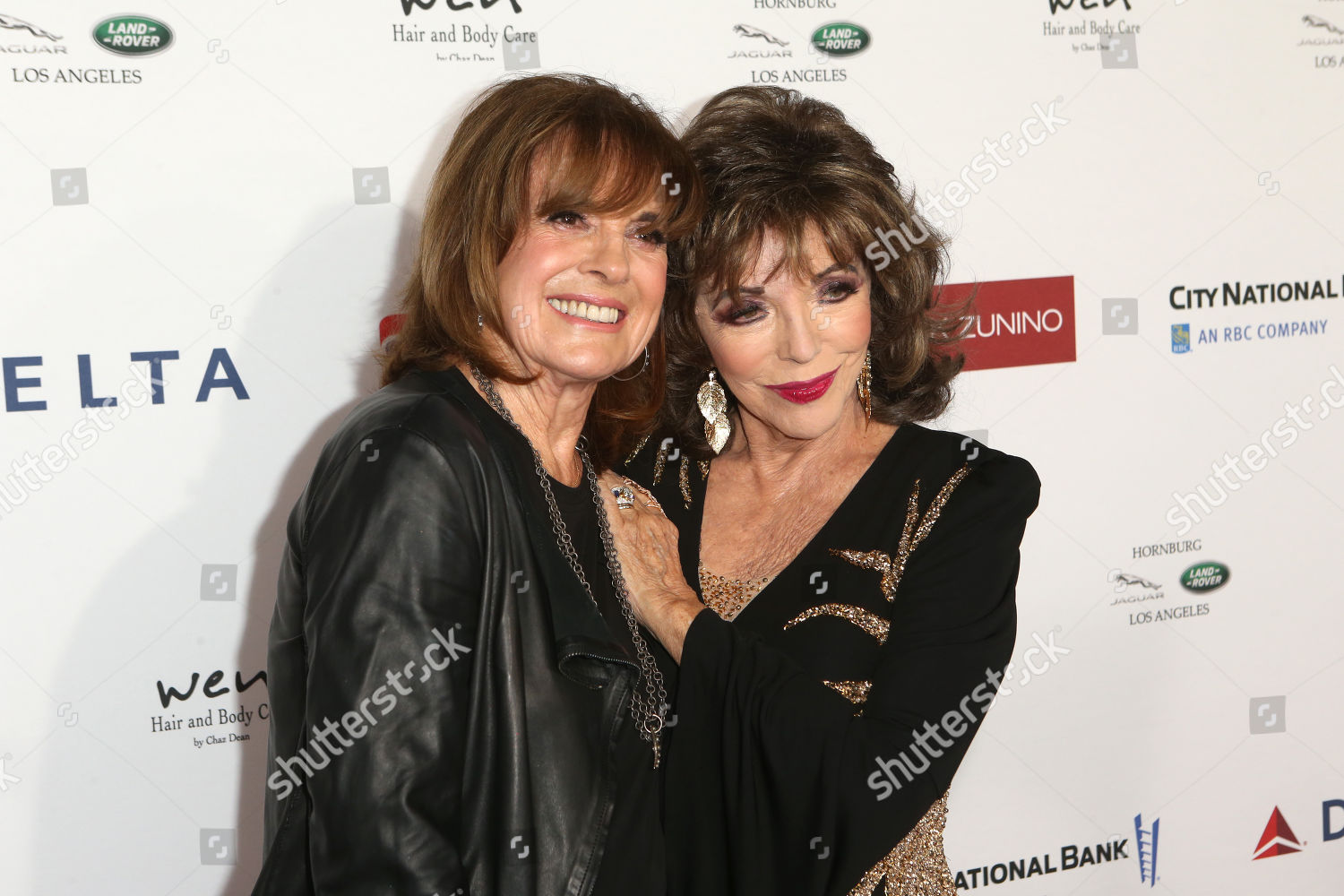 Linda Gray Joan Collins Editorial Stock Photo Stock Image Shutterstock