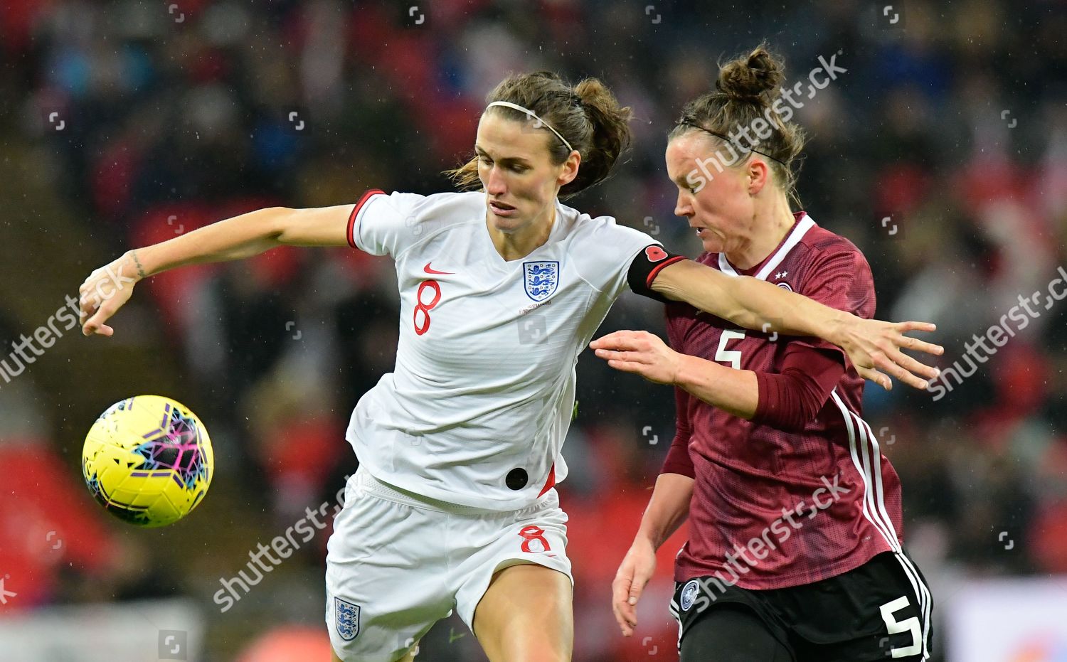 Jill Scott England Women Battles Ball Marina Editorial Stock Photo