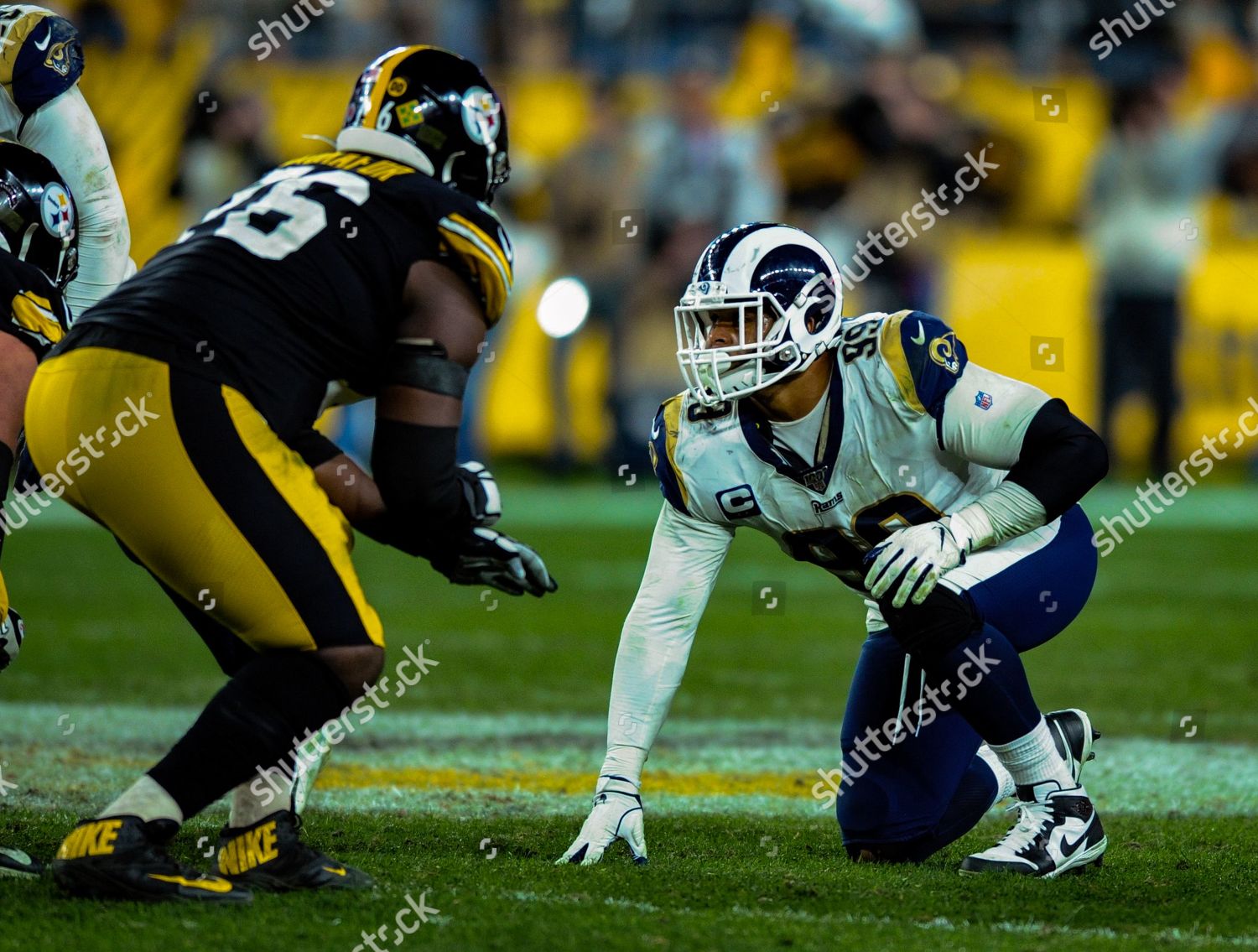 November 10th, 2019: Aaron Donald #99 (DT) during the Pittsburgh