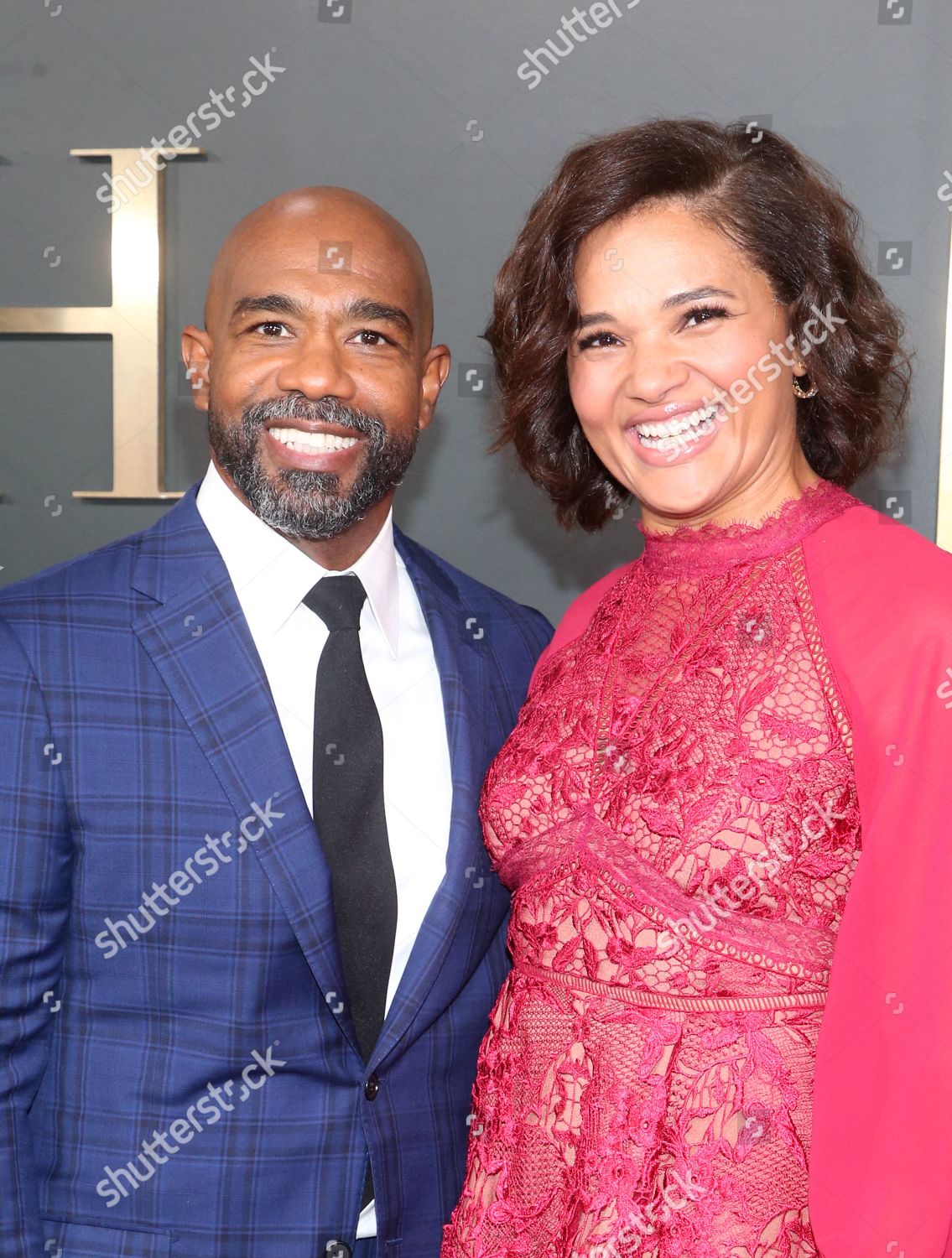 Michael Beach Elisha Wilson Editorial Stock Photo - Stock Image