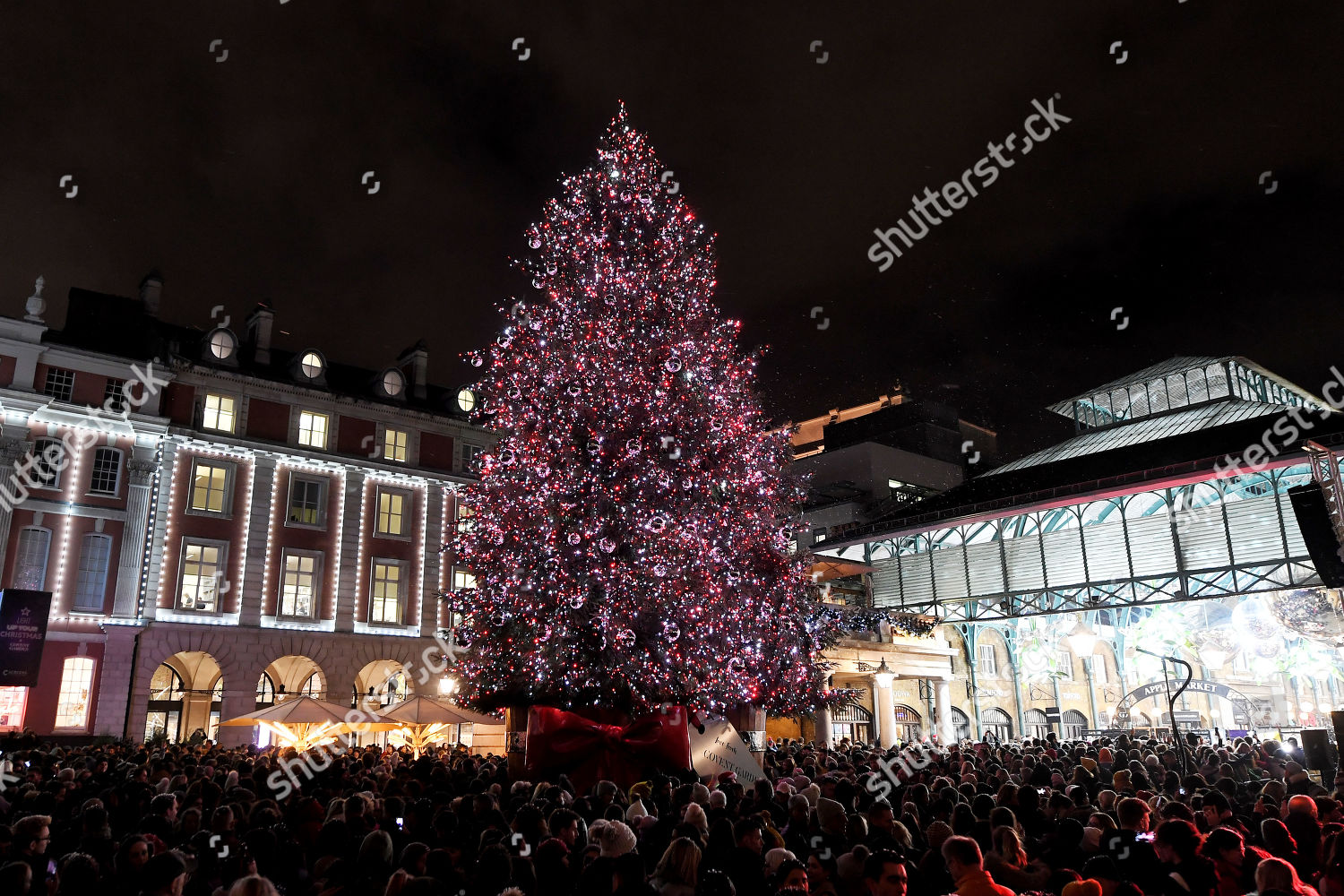 Covent Garden Christmas Lights Editorial Stock Photo Stock Image