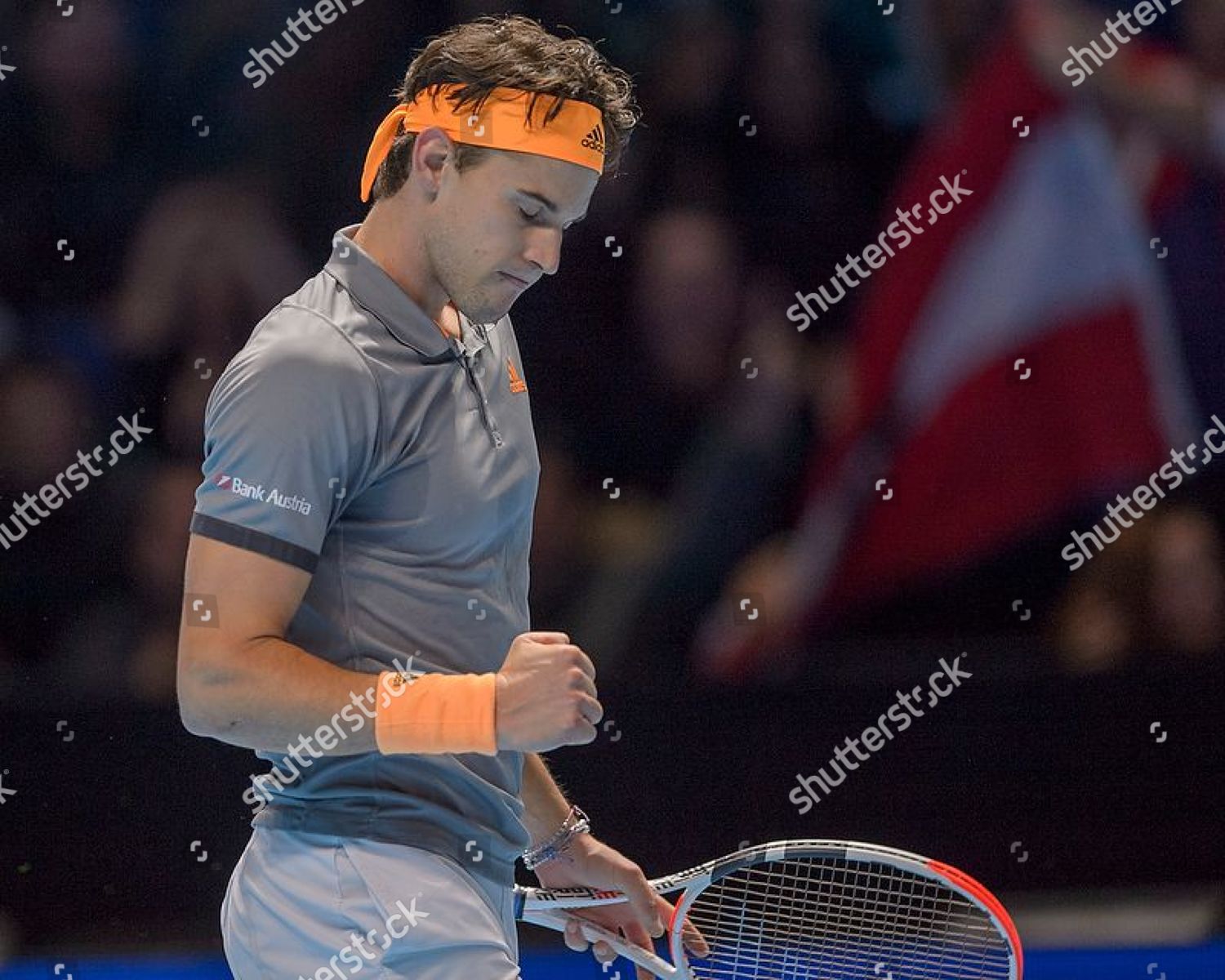 Dominic Thiem Aut Action During Bjorn Borg Editorial Stock Photo