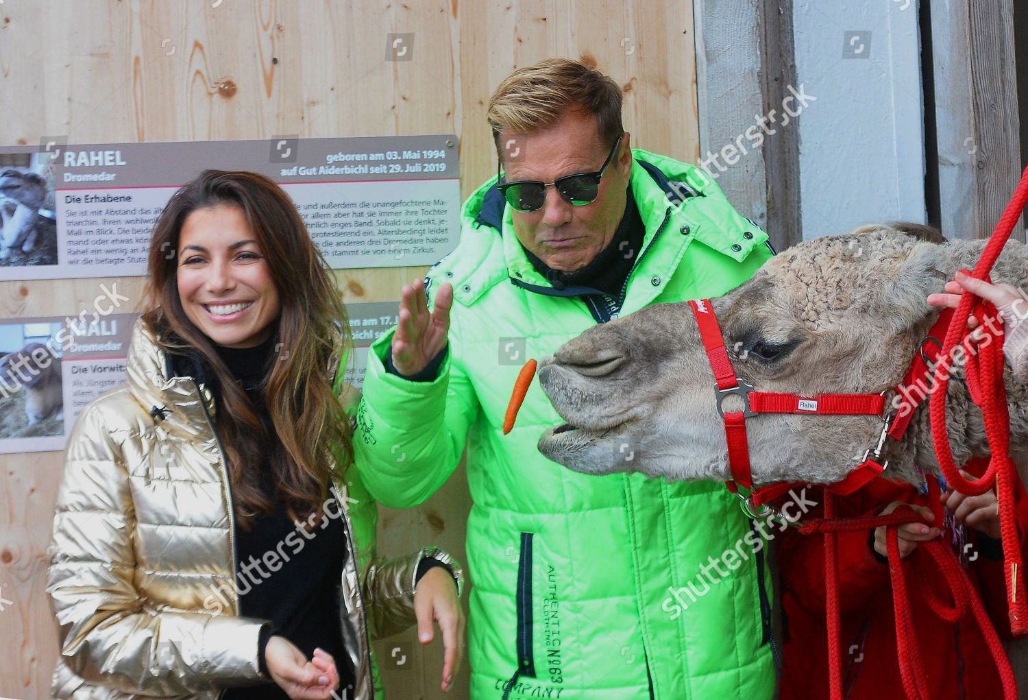 Dieter Bohlen His Partner Fatma Carina Walz Editorial Stock Photo