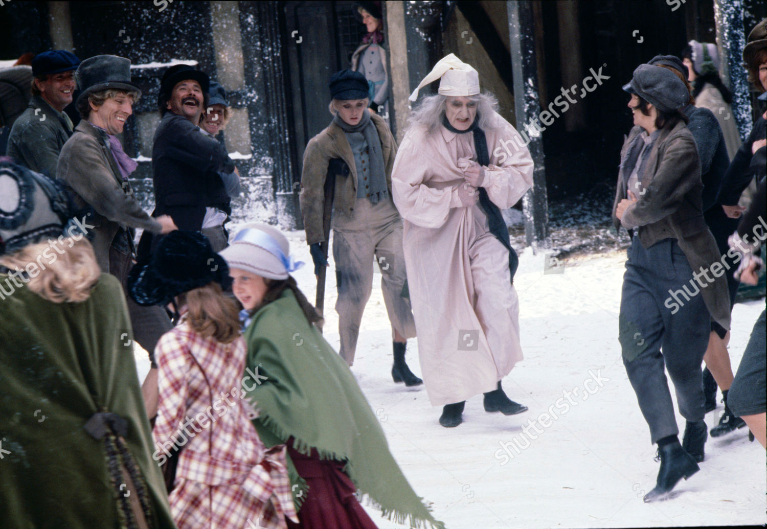 Twiggy Tiny Tim Ron Moody Ebenezer Editorial Stock Photo Stock Image