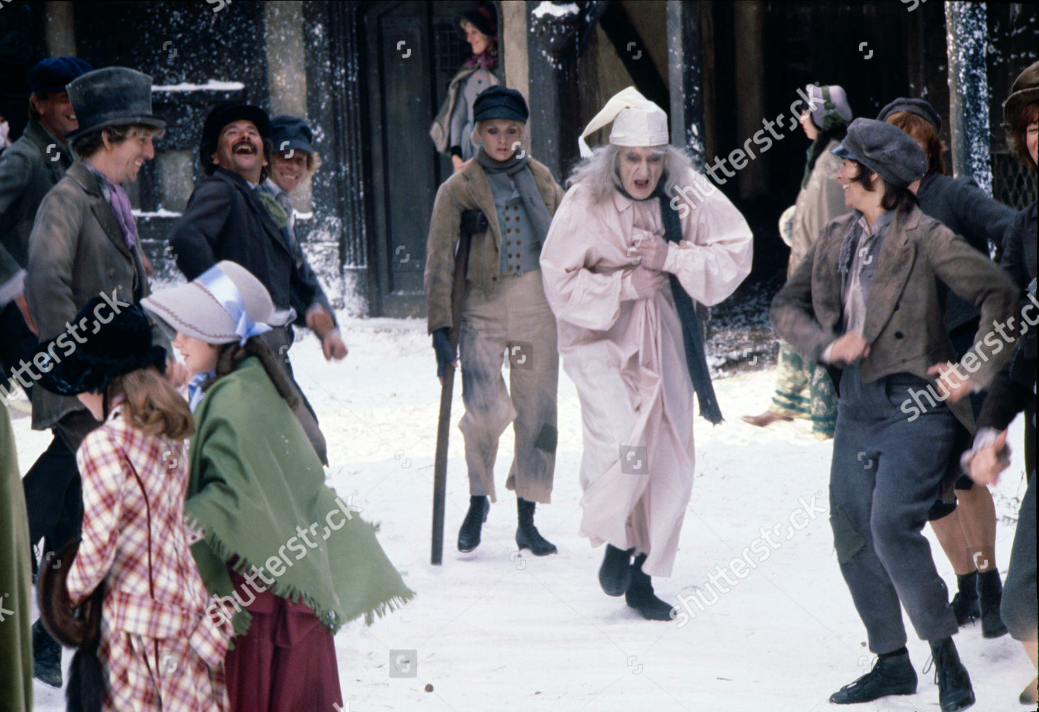 Twiggy Tiny Tim Ron Moody Ebenezer Editorial Stock Photo Stock Image