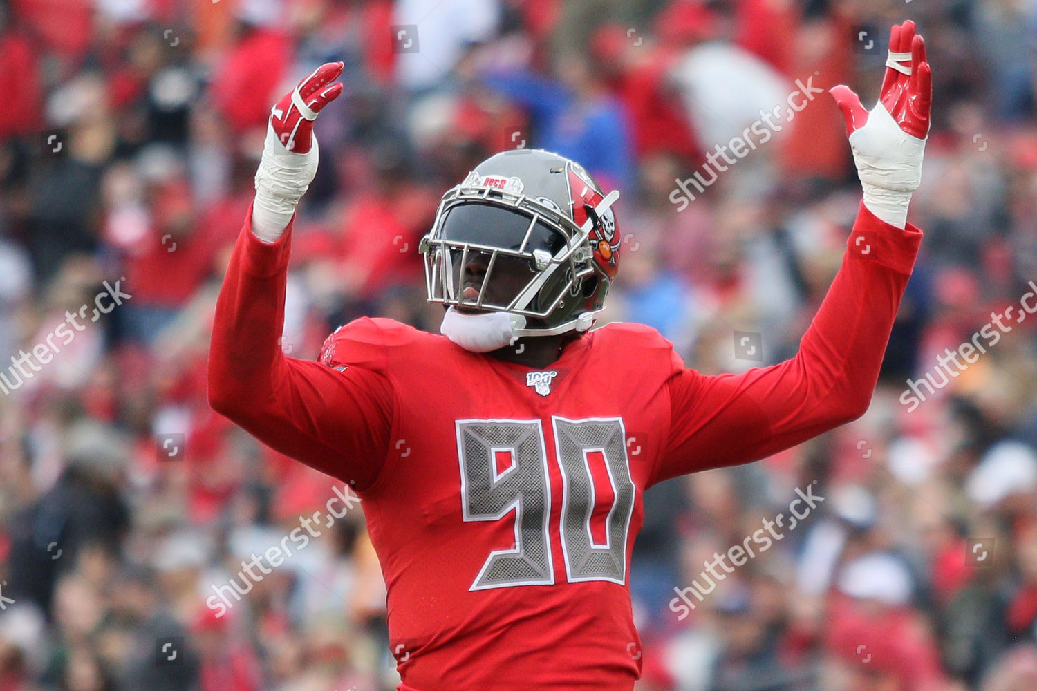 Tampa Bay Buccaneers Linebacker Jason Pierrepaul Editorial Stock