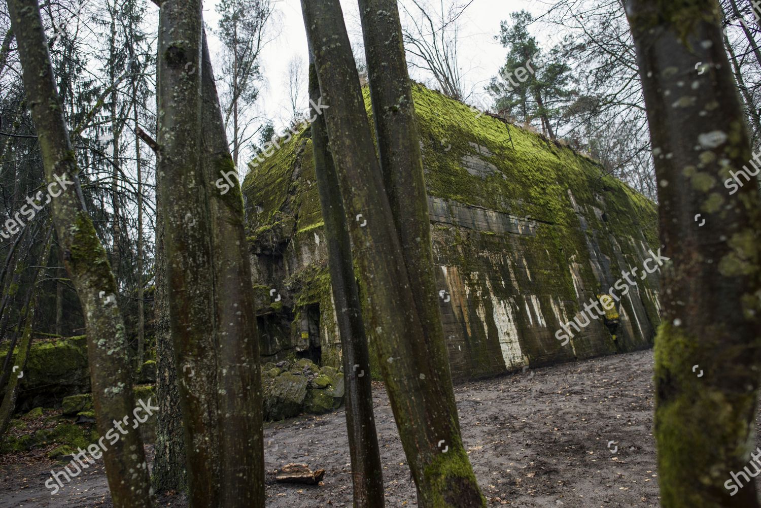 Adolf Hitlers Headquarter Bunker Seen Among Editorial Stock Photo ...