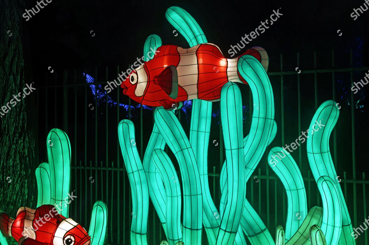 Luminous Lantern Representing Fish Displayed During Exhibition Editorial Stock Photo Stock Image Shutterstock