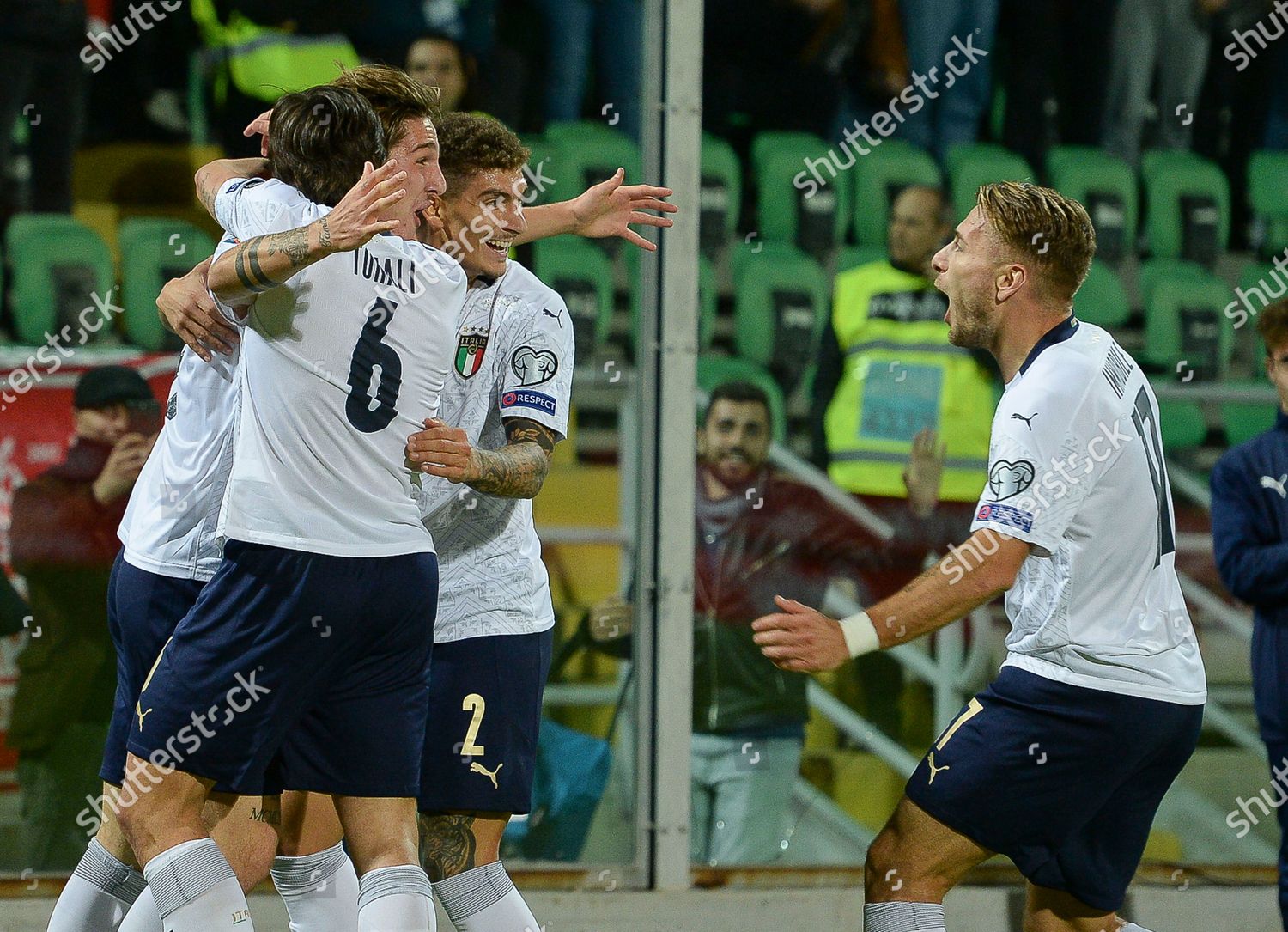 Italys Ciro Immobile Celebrates Teammates After Scoring Editorial Stock Photo Stock Image Shutterstock