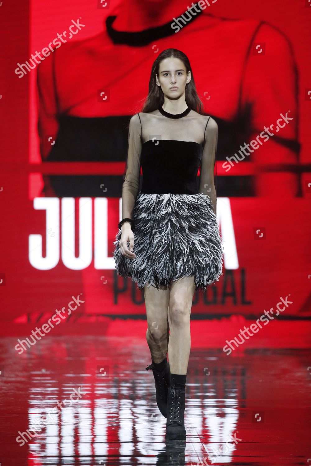 Finalist Model Juliana Portugal Takes Catwalk Editorial Stock Photo ...