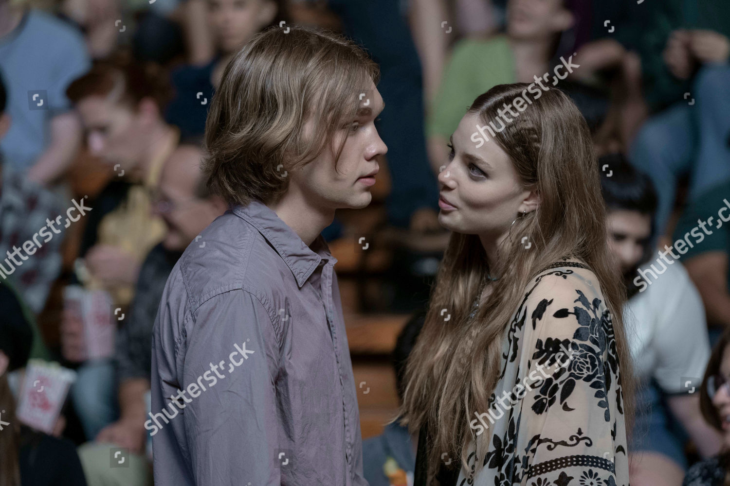 Charlie Plummer Miles Halter Kristine Froseth Editorial Stock Photo