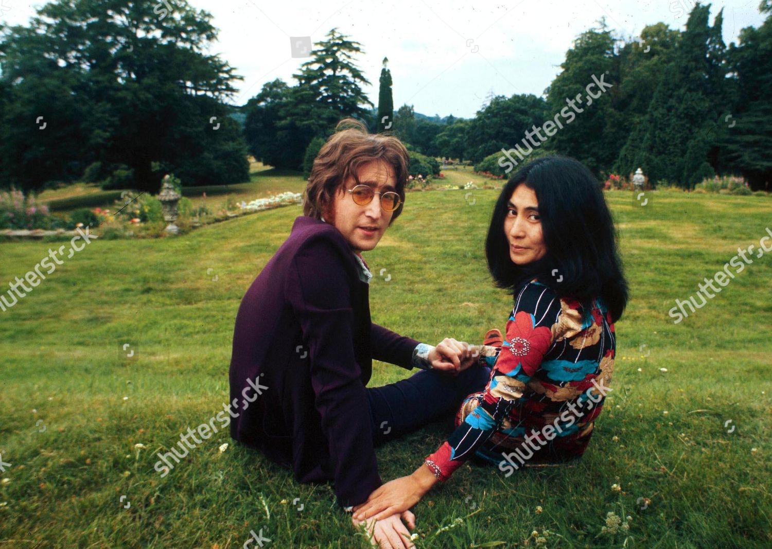 JOHN LENNON YOKO ONO TITTENHURST PARK THEIR Editorial Stock Photo