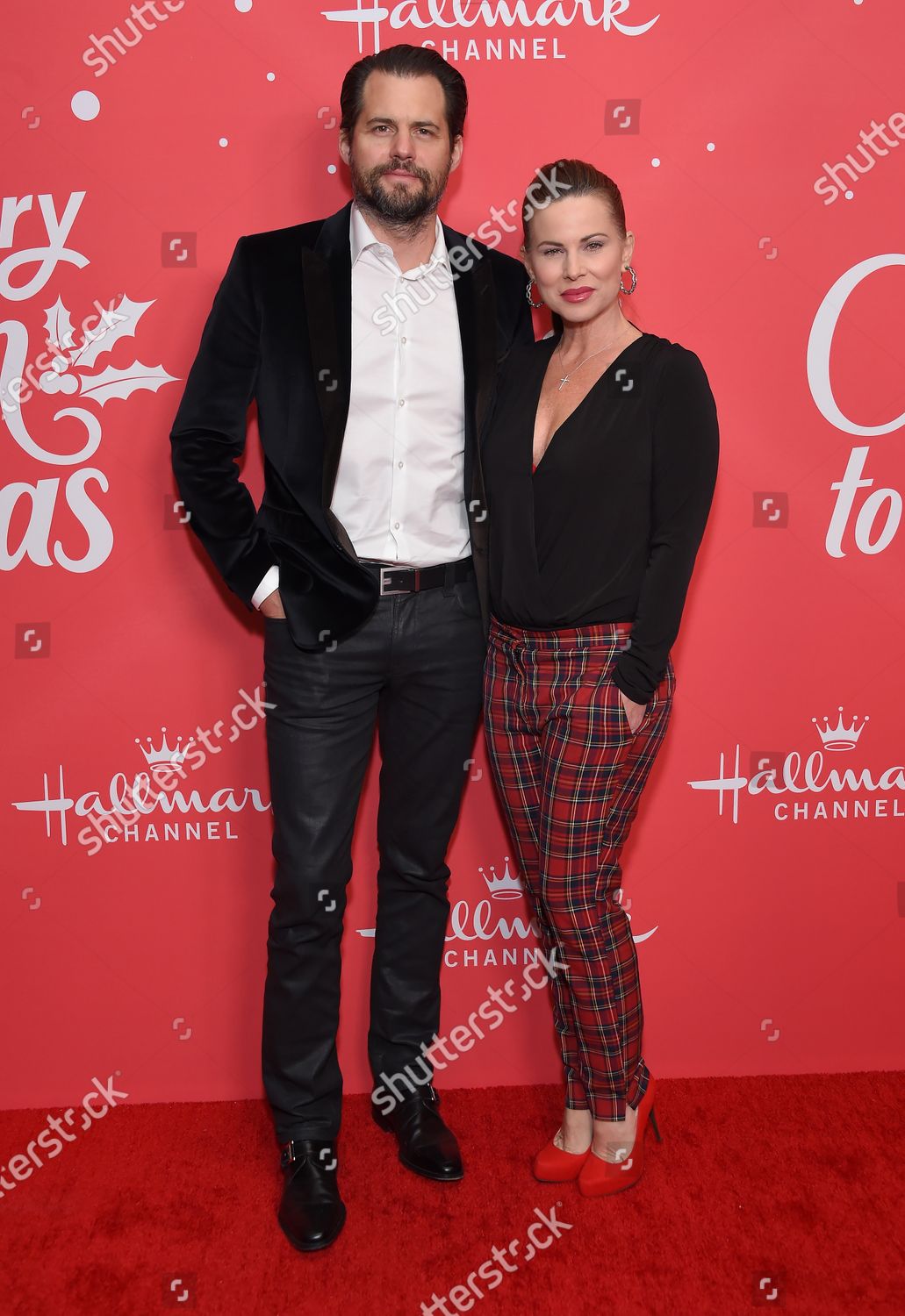 Kristoffer Polaha Julianne Morris Editorial Stock Photo - Stock Image