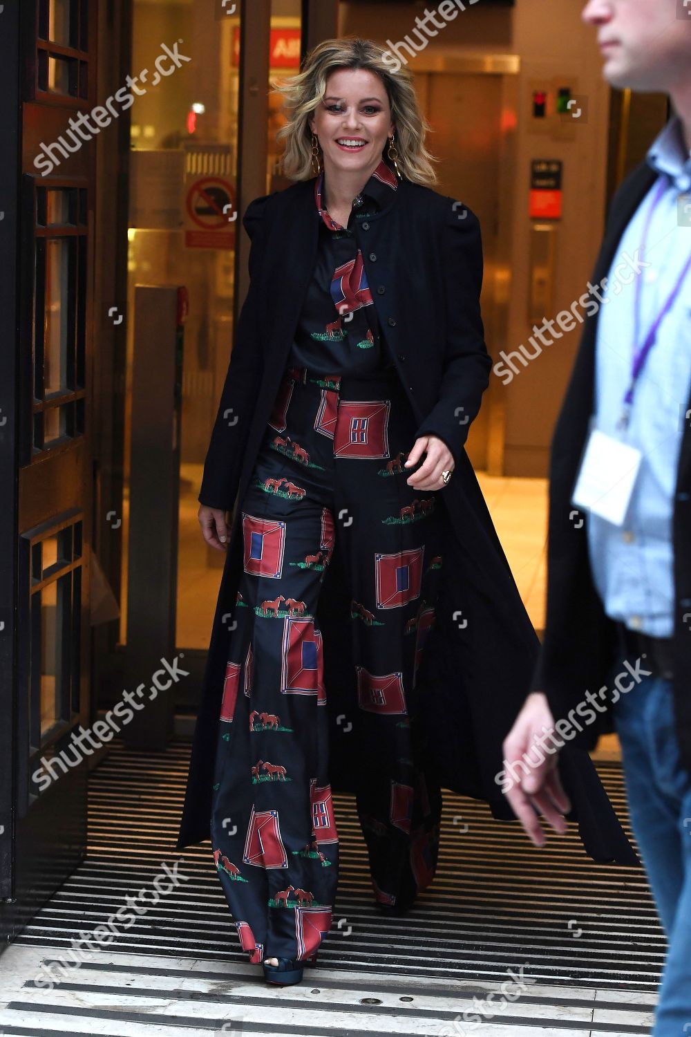 Elizabeth Banks Bbc Radio 2 Studios Editorial Stock Photo - Stock Image