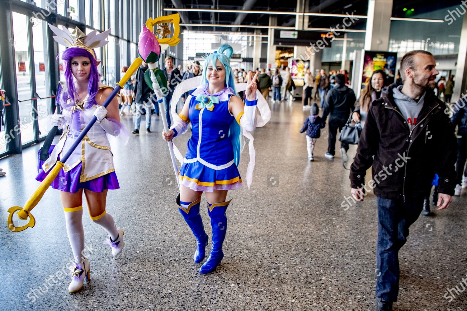 Cosplayers Utrecht Comic Con Editorial Stock Photo Stock Image