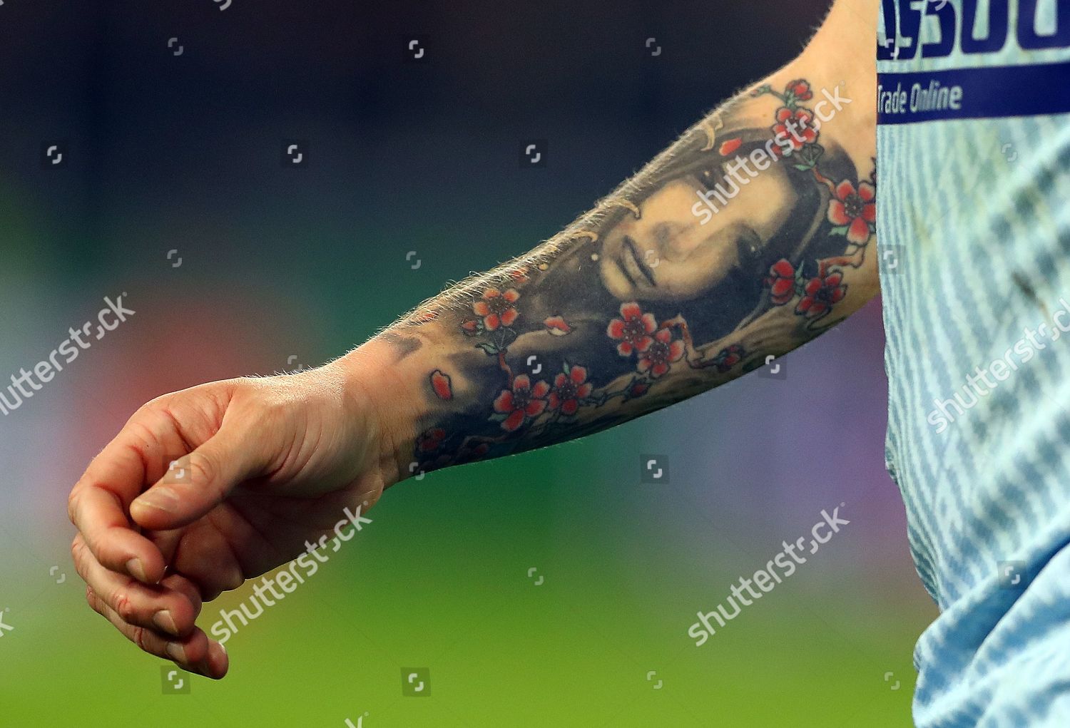 Tattoo On Arm Kieran Trippier Atletico Madrid Editorial Stock Photo Stock Image Shutterstock