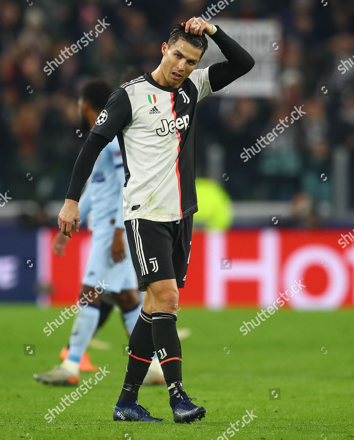 Cristiano Ronaldo Juventus Removes His Hairband Full Editorial Stock Photo Stock Image Shutterstock