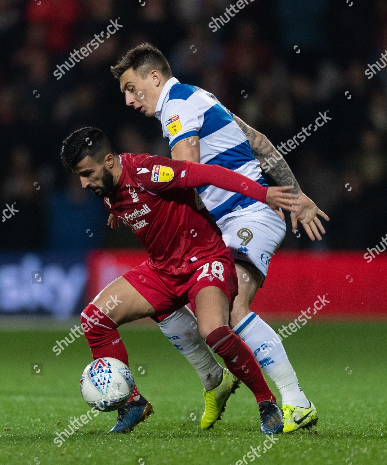 Tiago Silva Nottingham Forest Jordan Hugill Editorial Stock Photo ...