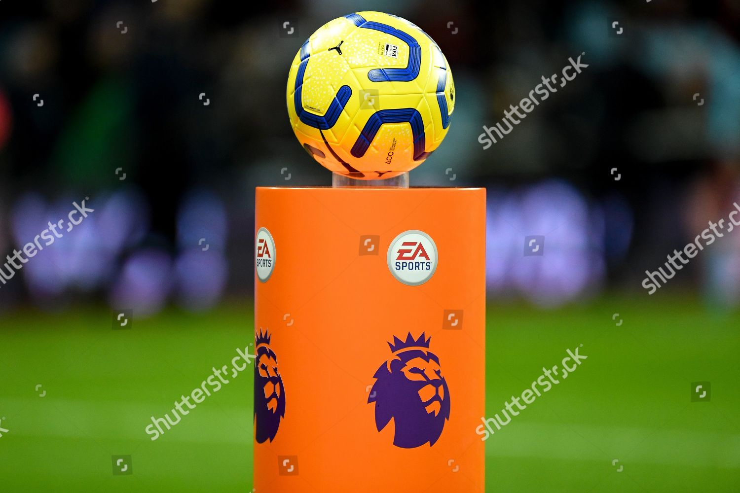 Nike Match Ball On Plinth During Editorial Stock Photo - Stock Image ...
