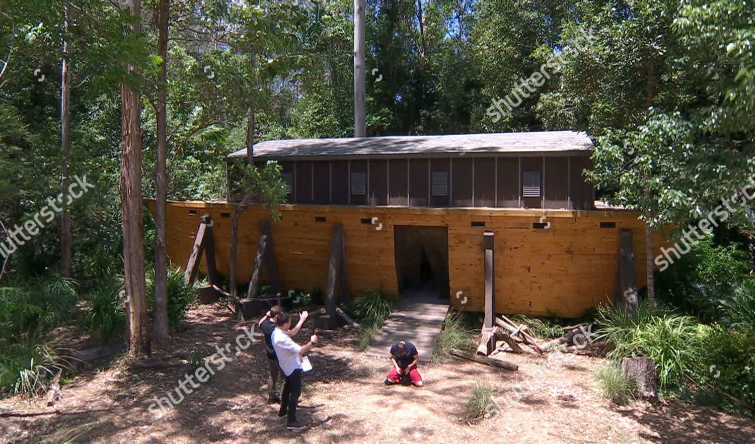 Bushtucker Trial Ark Agony Andrew Maxwell Editorial Stock Photo