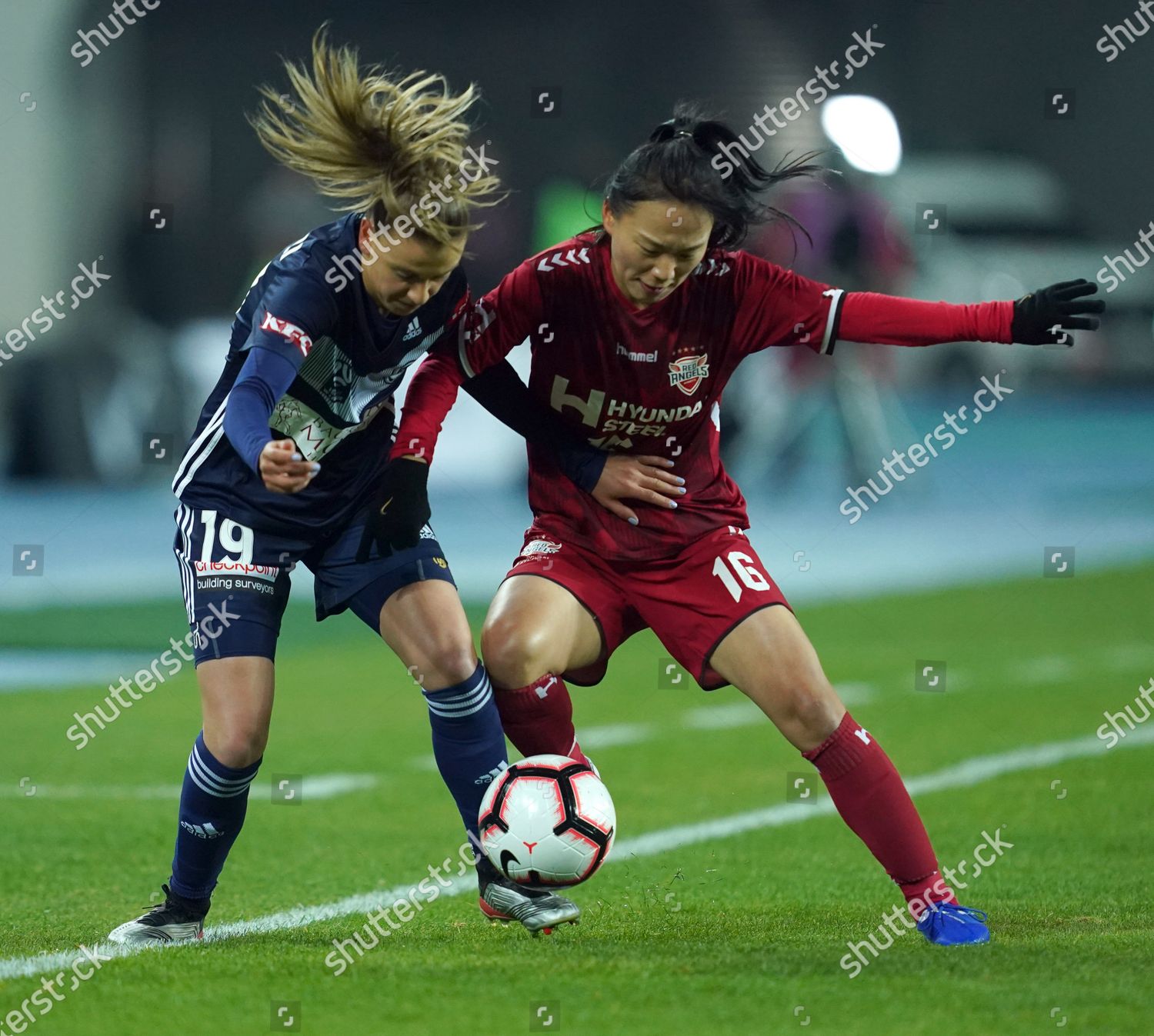 Lia Privitelli Melbourne Victory Aus Jang Selgi Editorial Stock Photo Stock Image Shutterstock