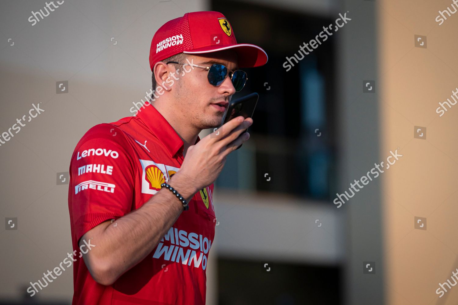 Scuderia Ferraris Monegasque Driver Charles Leclerc Editorial Stock ...