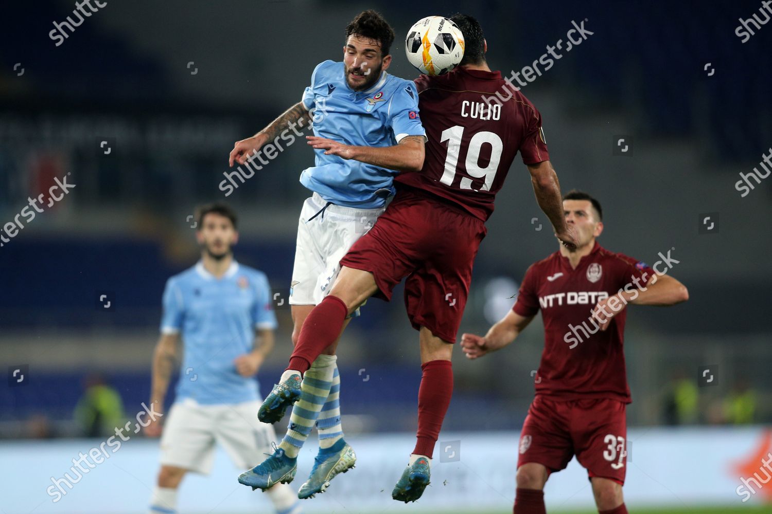 Danilo Cataldi Lazio Emmanuel Culio Cfr Cluij Editorial Stock Photo Stock Image Shutterstock