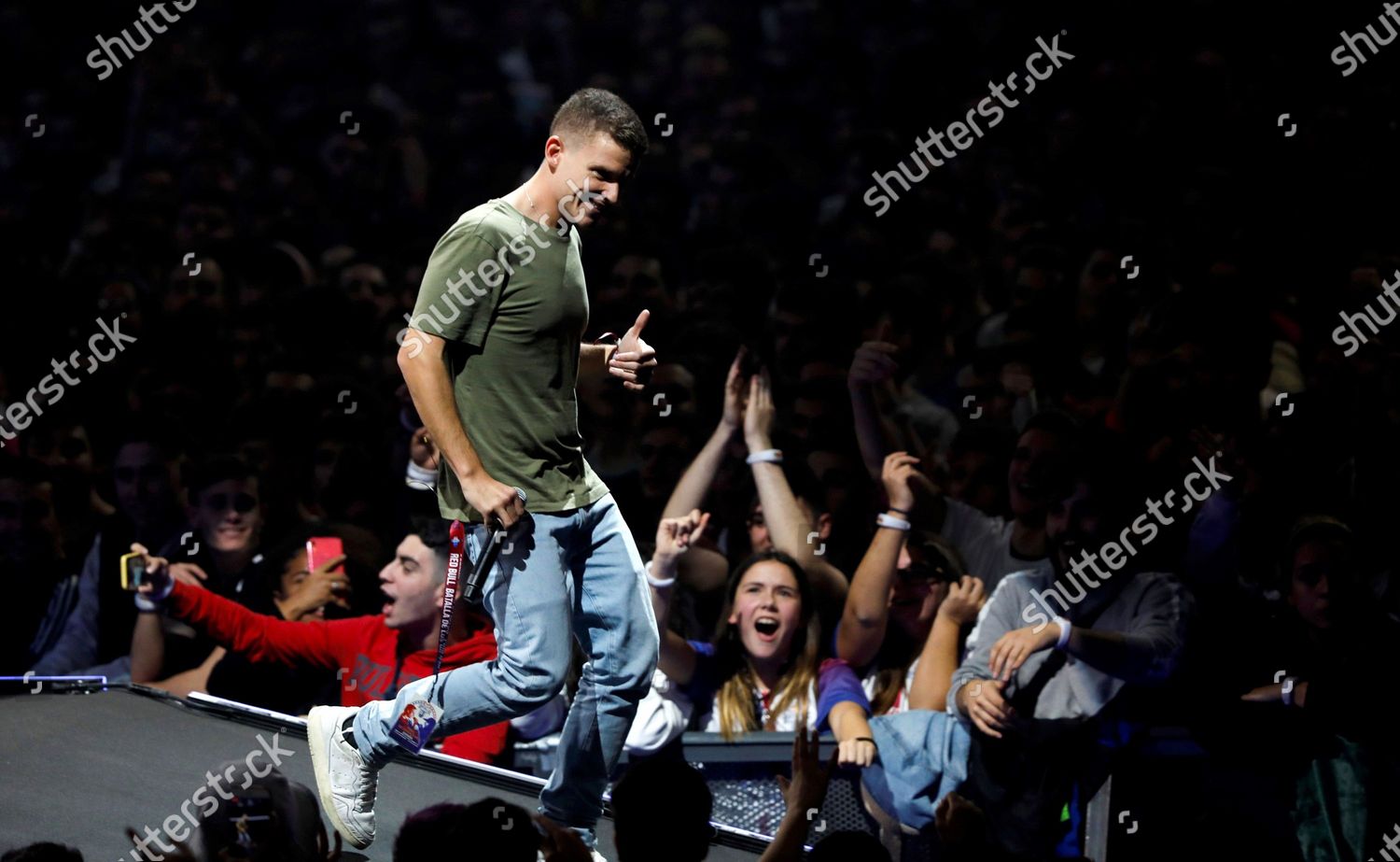 Spanish Rapper Member Jury Arkano Performs Editorial Stock Photo ...