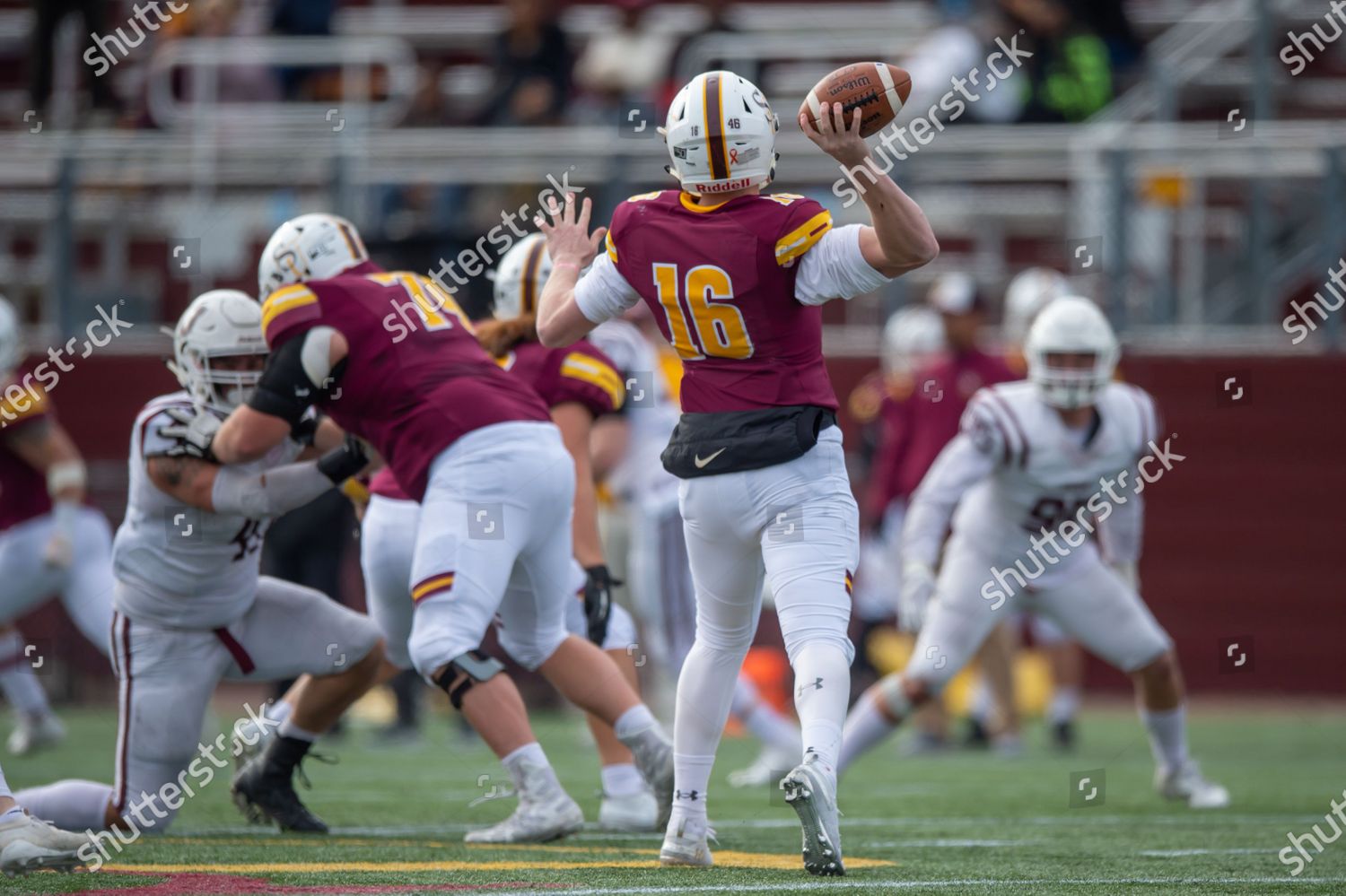 Sea Gull Qb Jack Lanham 16 Editorial Stock Photo - Stock Image ...