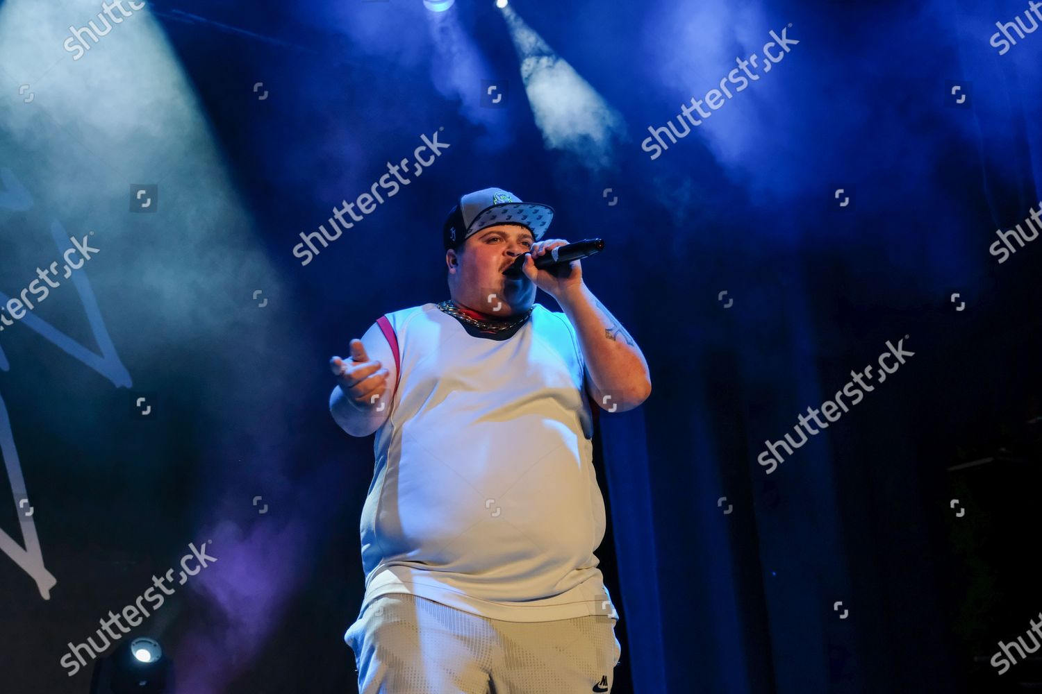 Stock photo of Andrew Biggie Drew Morris in concert at Grand Pavilion, Port...