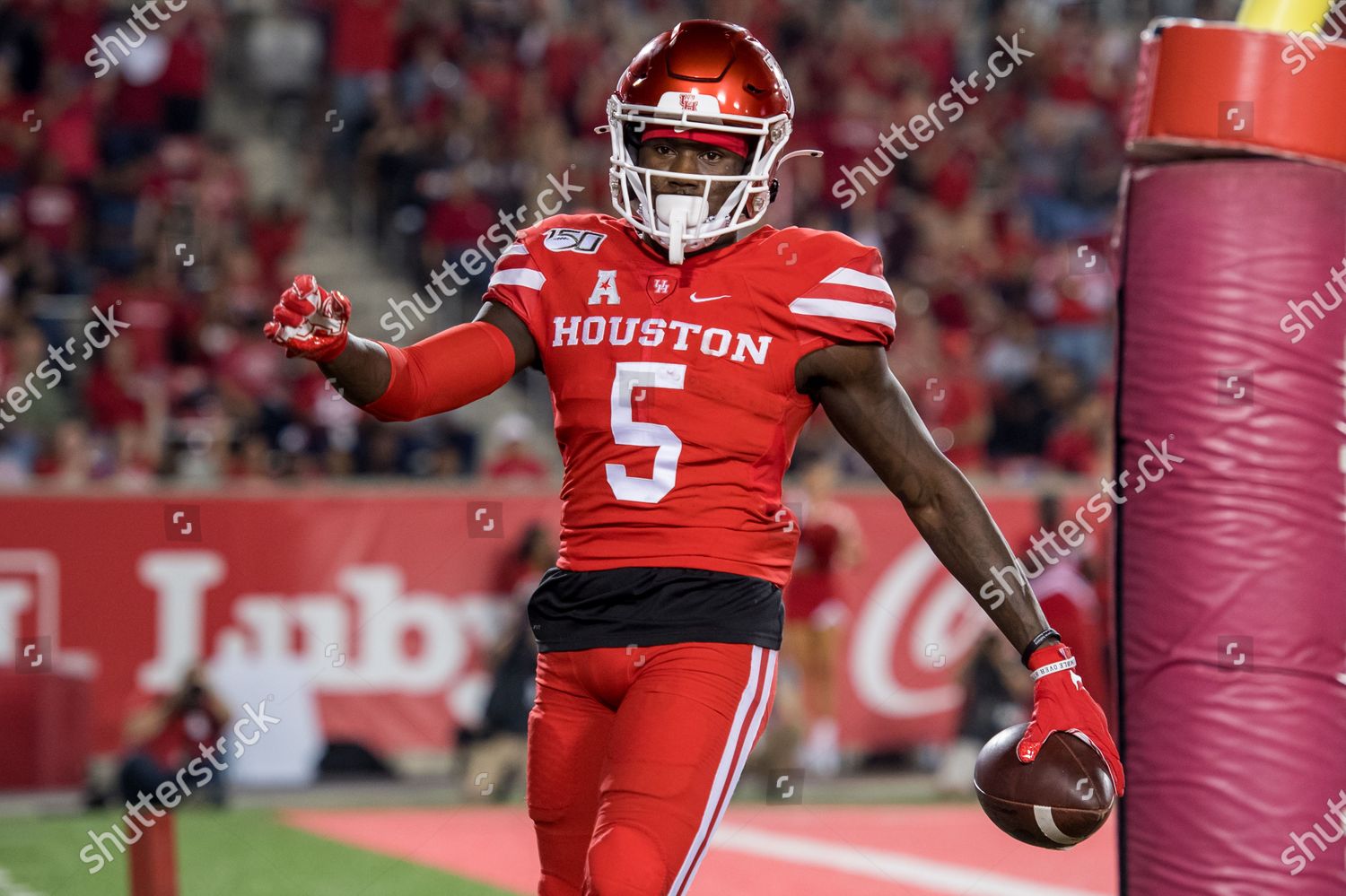 Houston Cougars Wide Receiver Marquez Stevenson Editorial Stock Photo