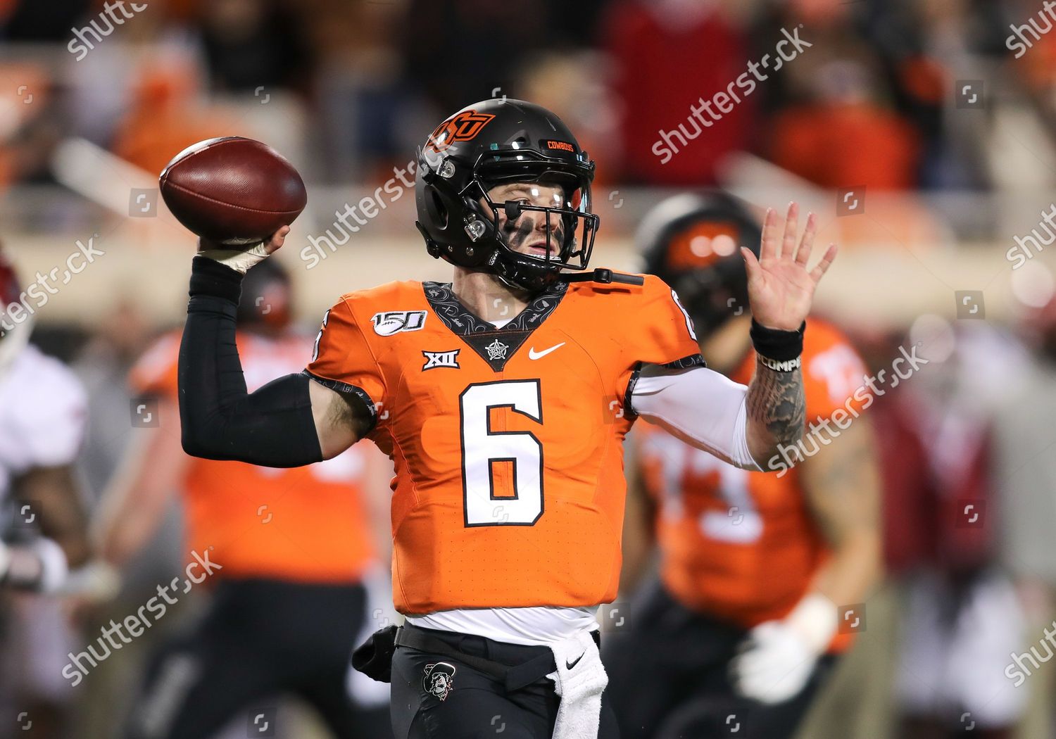 Oklahoma State Quarterback Dru Brown 6 Editorial Stock Photo Stock