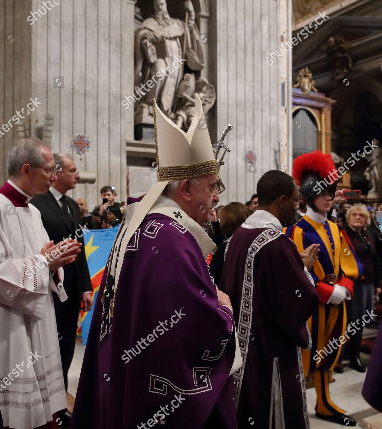 Holy Mass Celebrated By Pope Francis Editorial Stock Photo - Stock