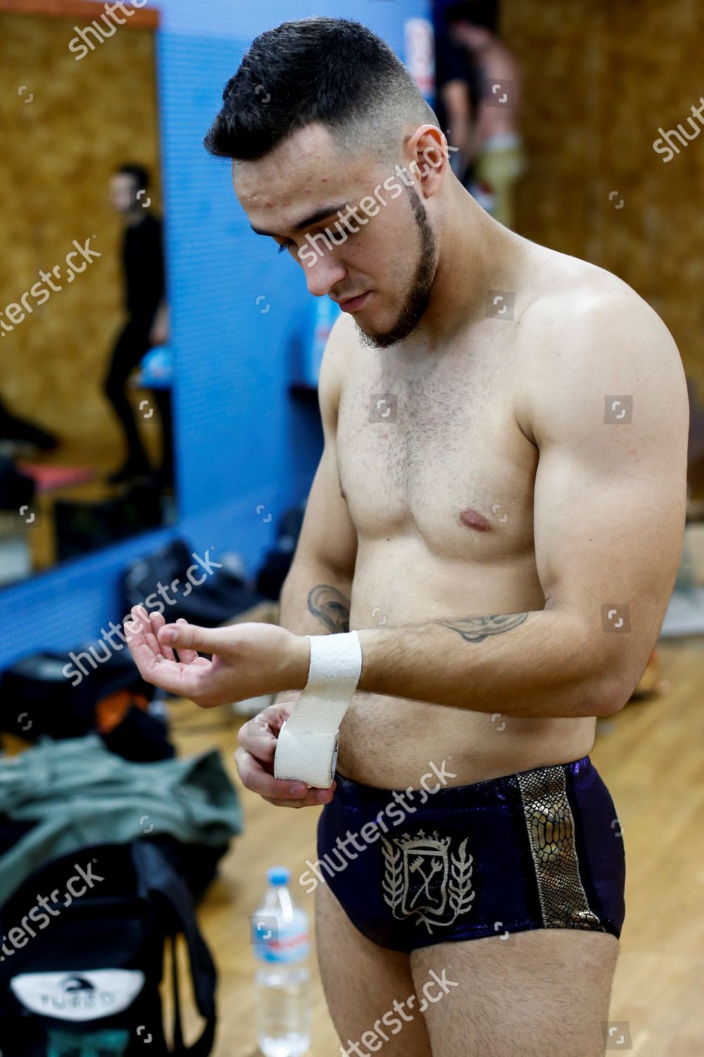 Spanish Wrestler Carlos Ruiz Top Known Editorial Stock Photo