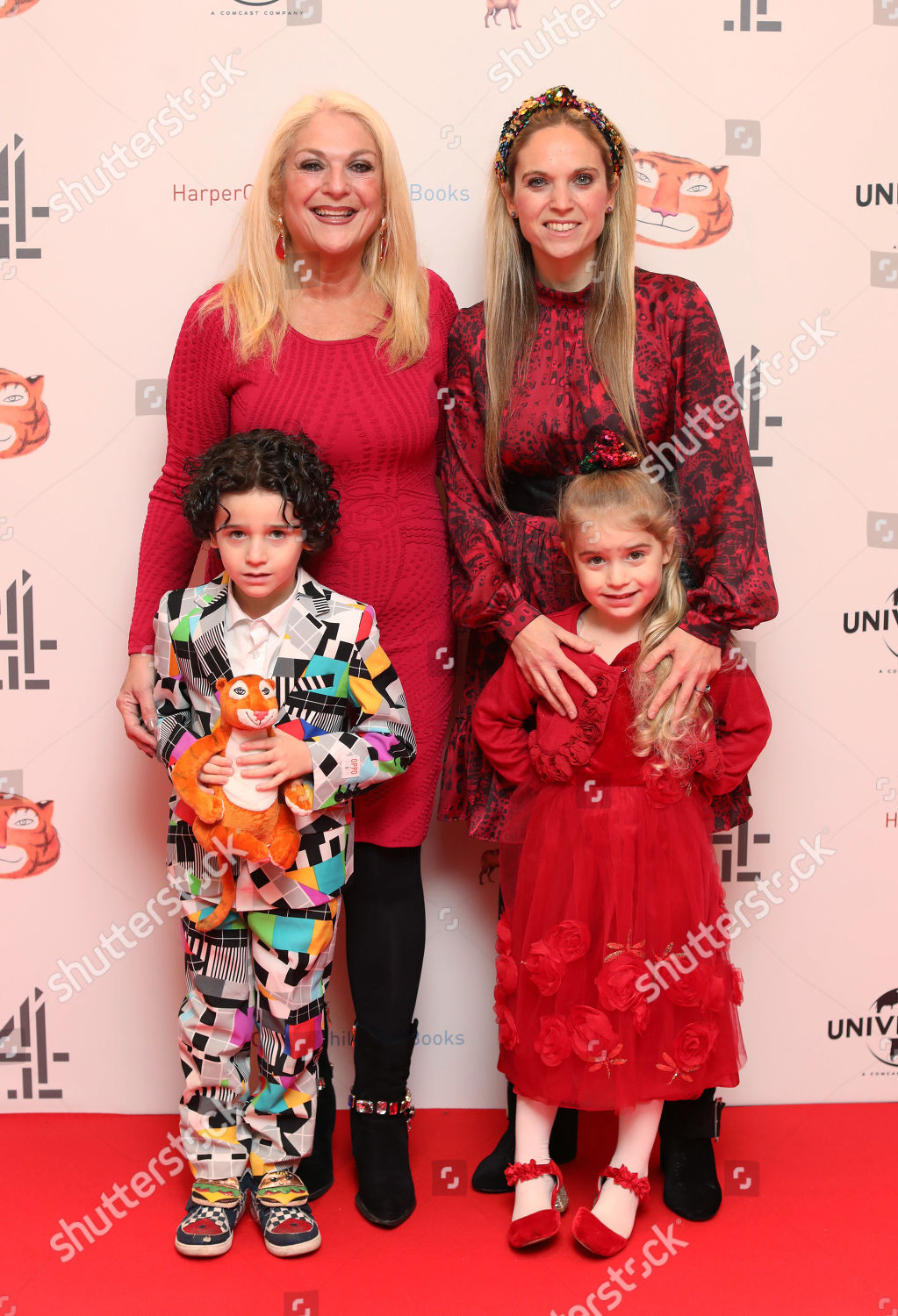 Vanessa Feltz Daughter Allegra Kurer Grandchildren Editorial Stock ...