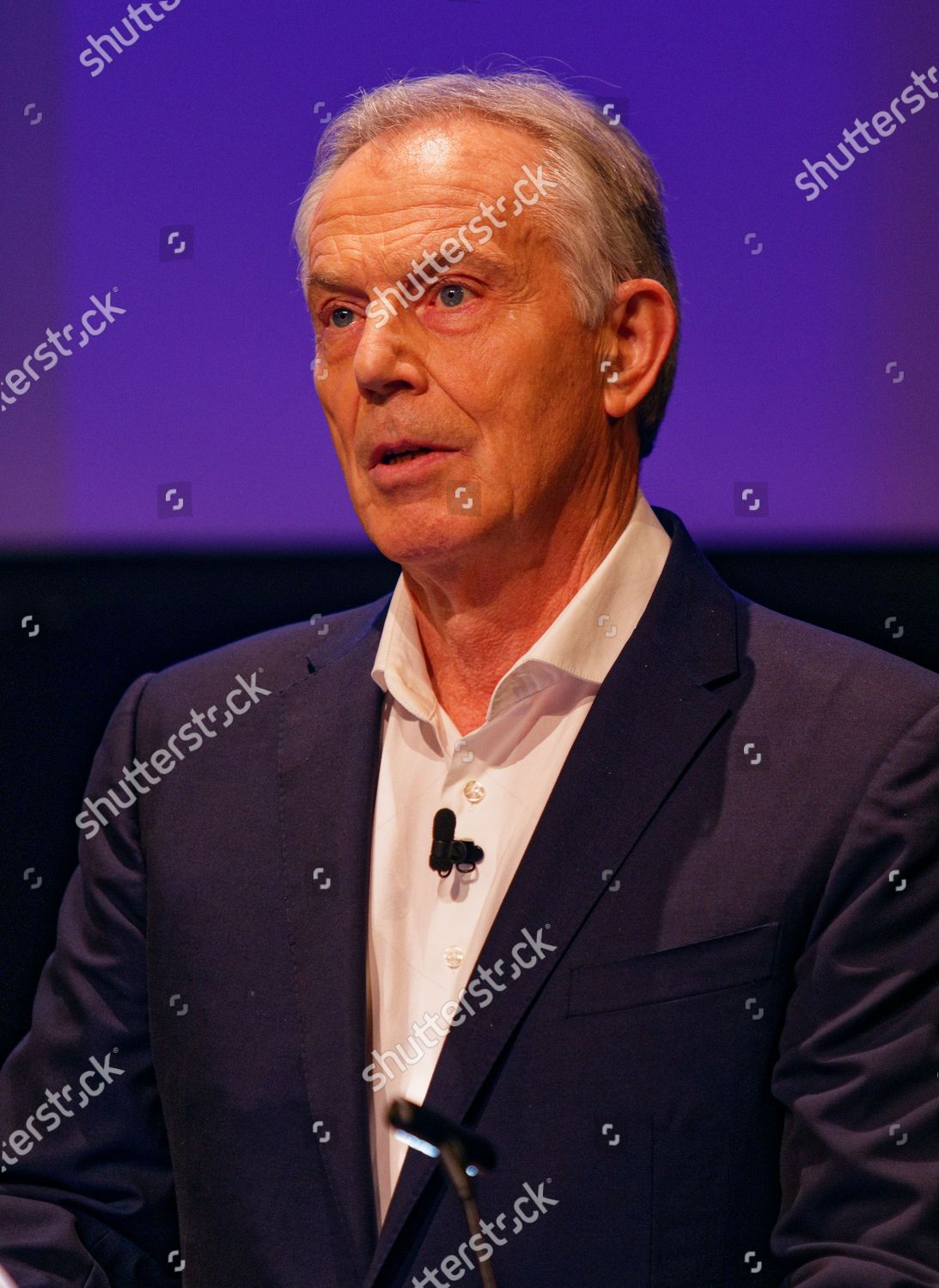 Rt Hon Tony Blair Former Labour Editorial Stock Photo - Stock Image