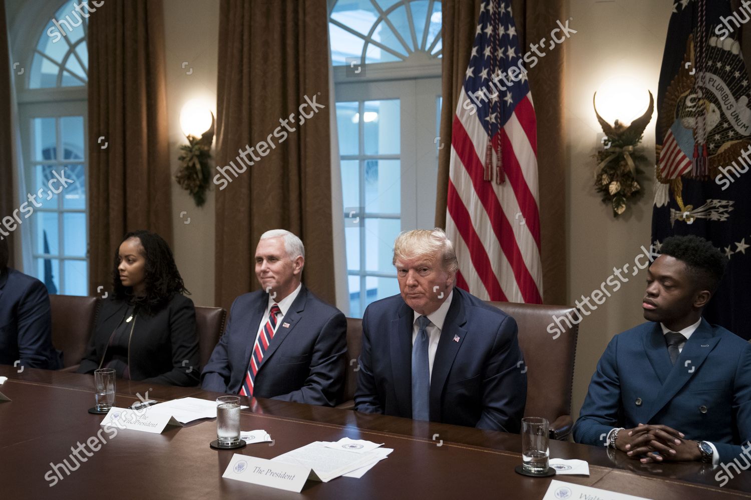 Us Vice President Mike Pence Us President Editorial Stock Photo