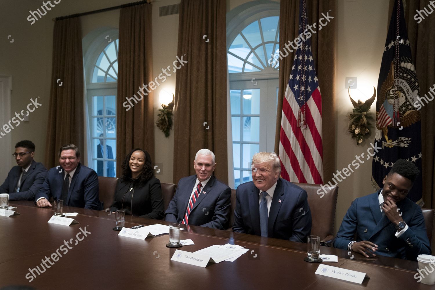 Us Vice President Mike Pence Us President Editorial Stock Photo