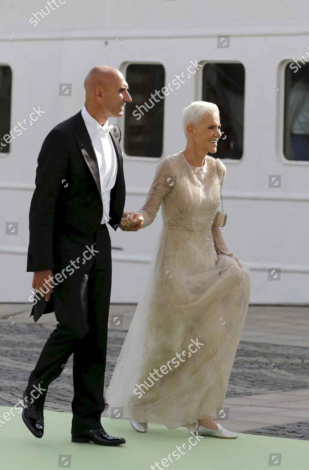 Marie Fredriksson Husband Mikael Bolyos Arriving Editorial Stock Photo ...