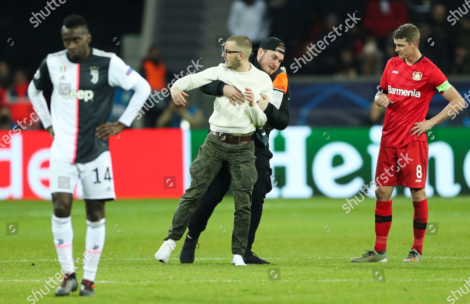 Steward Catches Pitch Invader After Uefa Editorial Stock Photo Stock Steward Catches Pitch Invader After Uefa Editorial Stock Photo Stock