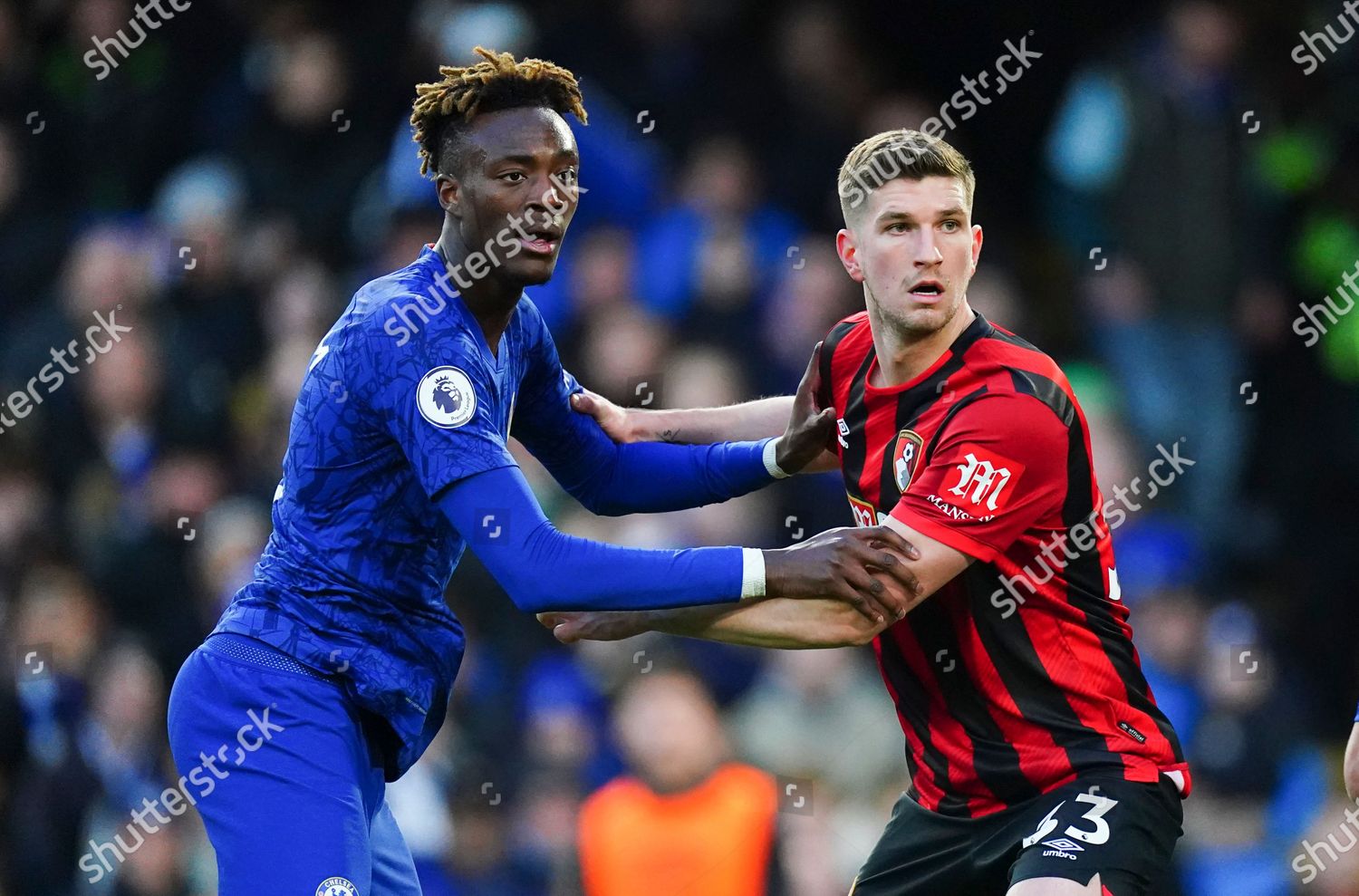 Tammy Abraham Chelsea Chris Mepham Bournemouth Editorial Stock Photo 